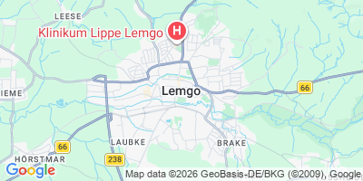 Karte Lemgo