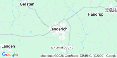 Karte Lengerich
