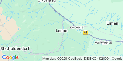 Karte Lenne
