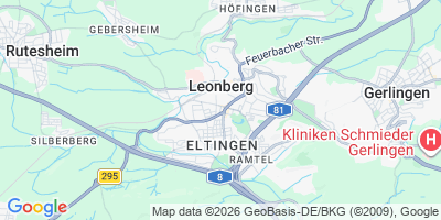 Karte Leonberg