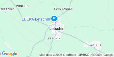 Karte Letschin