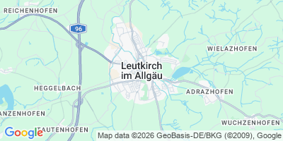 Karte Leutkirch im Allgäu