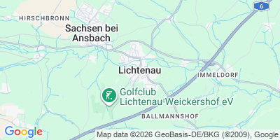 Karte Lichtenau