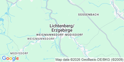 Karte Lichtenberg/Erzgeb.
