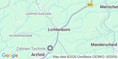 Karte Lichtenborn