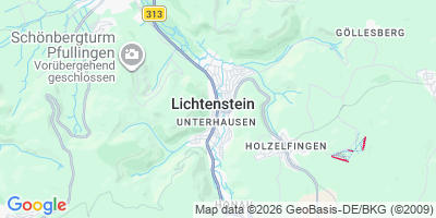 Karte Lichtenstein