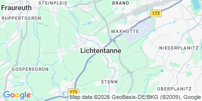 Karte Lichtentanne