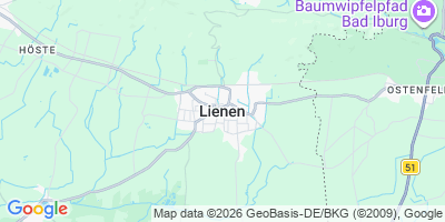 Karte Lienen