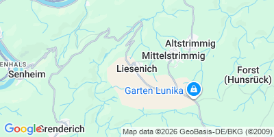 Karte Liesenich