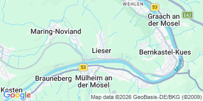 Karte Lieser