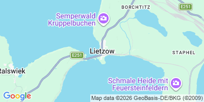 Karte Lietzow