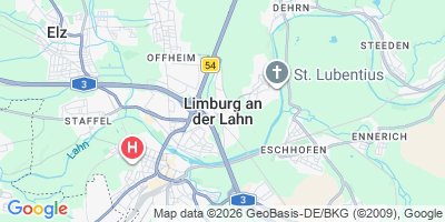 Karte Limburg a. d. Lahn