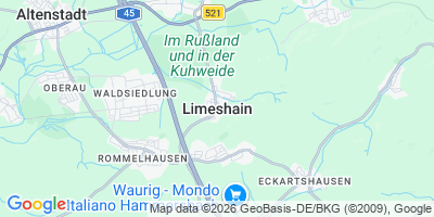 Karte Limeshain