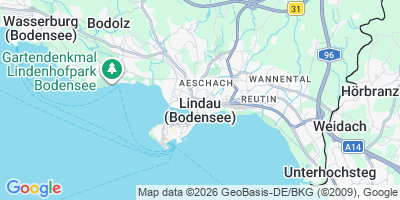 Karte Lindau (Bodensee)