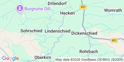 Karte Lindenschied