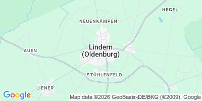 Karte Lindern (Oldenburg)