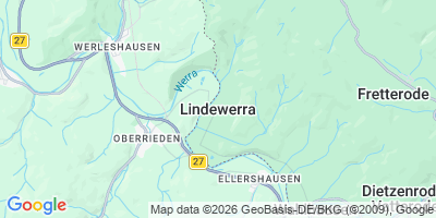 Karte Lindewerra