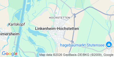 Karte Linkenheim-Hochstetten