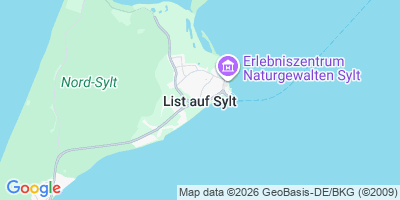 Karte List auf Sylt