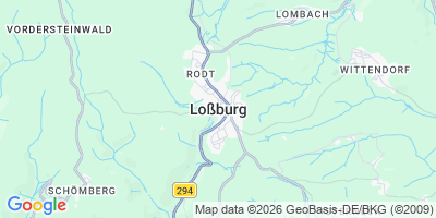 Karte Loßburg