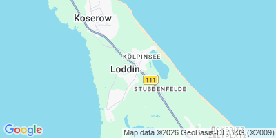 Karte Loddin