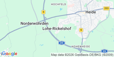 Karte Lohe-Rickelshof