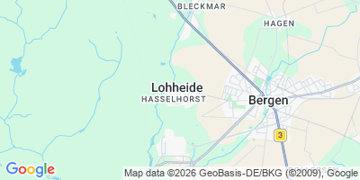 Karte Lohheide