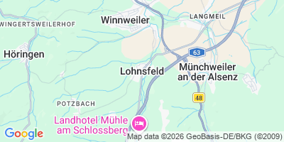 Karte Lohnsfeld