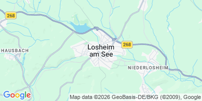 Karte Losheim am See