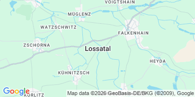 Karte Lossatal
