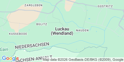 Karte Luckau (Wendland)