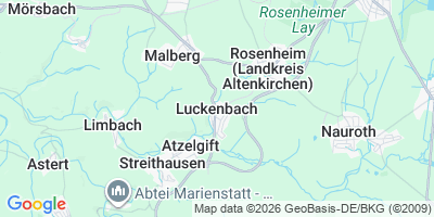 Karte Luckenbach