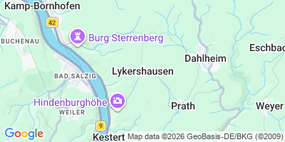 Karte Lykershausen