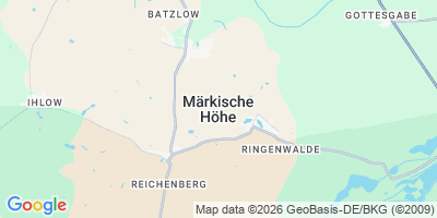 Karte Märkische Höhe