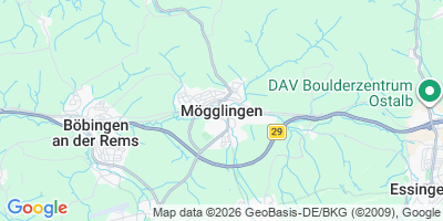 Karte Mögglingen