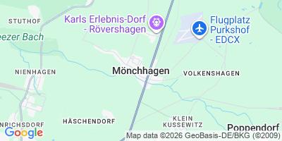 Karte Mönchhagen