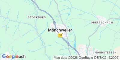 Karte Mönchweiler