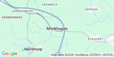 Karte Mönkhagen