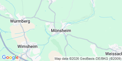 Karte Mönsheim