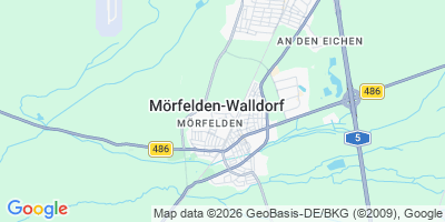 Karte Mörfelden-Walldorf