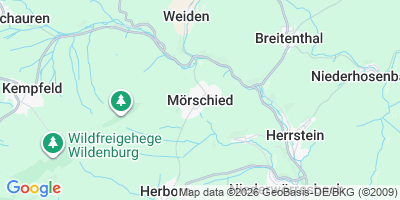 Karte Mörschied
