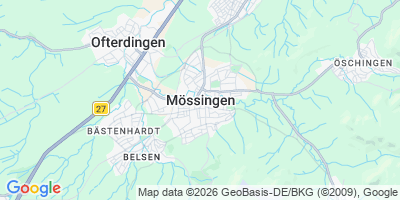 Karte Mössingen