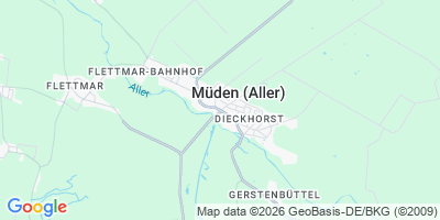 Karte Müden (Aller)