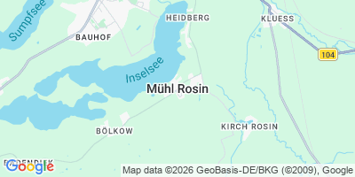 Karte Mühl Rosin