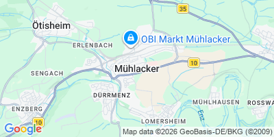 Karte Mühlacker