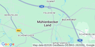 Karte Mühlenbecker Land
