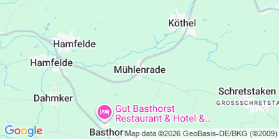 Karte Mühlenrade