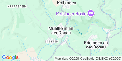 Karte Mühlheim an der Donau