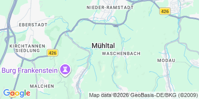 Karte Mühltal