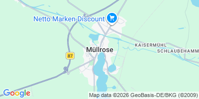 Karte Müllrose